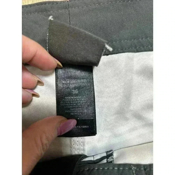 The North Face Men's Board Shorts Trunks Sz 36 Black Plaid Never Stop Exploring - Picture 4 of 10